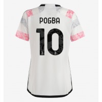Fotballdrakt Dame Juventus Paul Pogba #10 Bortedrakt 2023-24 Kortermet